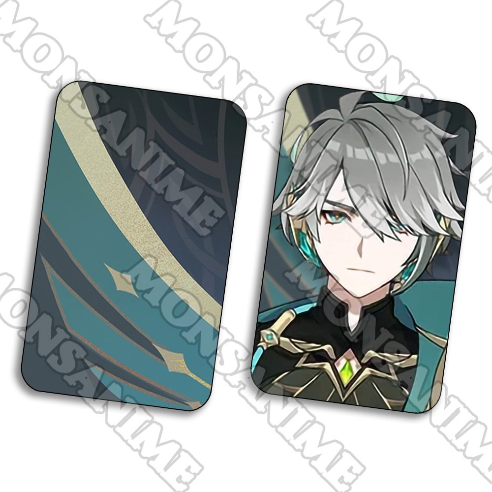 Ảnh card bo góc  GENSHIN IMPACT ver Chân dung 5*8cm in hình game anime chibi sưu tầm 1 tấm