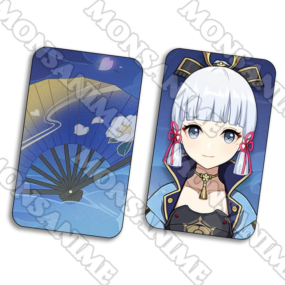 Ảnh card bo góc  GENSHIN IMPACT ver Chân dung 5*8cm in hình game anime chibi sưu tầm 1 tấm