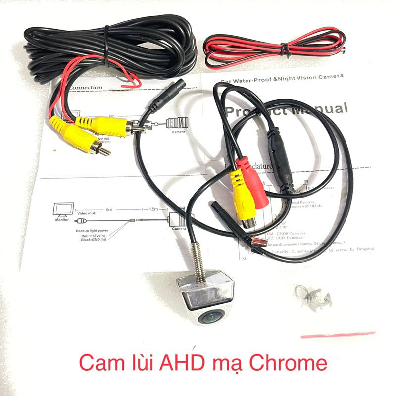Lùi Camera Chip Sony tiến lùi cảm biến AHD siêu nét phụ kiện xe hơi oto cam