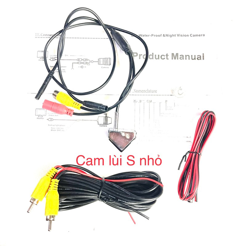 Lùi Camera Chip Sony tiến lùi cảm biến AHD siêu nét phụ kiện xe hơi oto cam