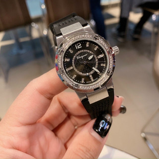 Đông Hồ Nữ Salvatore Ferragamo,Size:34mm Full Box Hãng,Chuẩn Form Hu.blot Siêu Sang Trọng