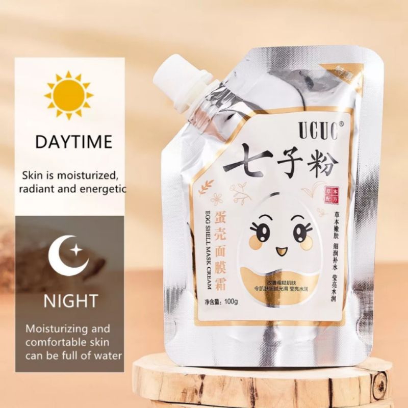 Mặt Nạ Ủ Trắng Trứng Làm Trắng Da Mặt, Làm Sáng Da Chống Nếp Nhăn (Dạng Lột)