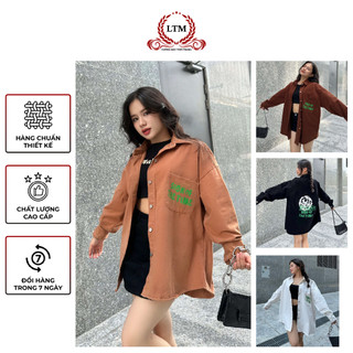 Áo khoác kaki unisex nhiều màu oversize cá tính, năng động - Xưởng May LTM-ms-95