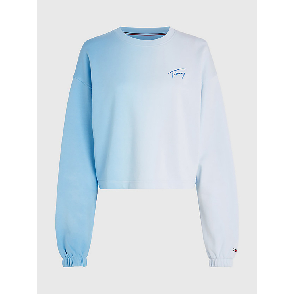Áo Len Nữ Tay Dài Tjw Bxy Dip Dye Signature Crew