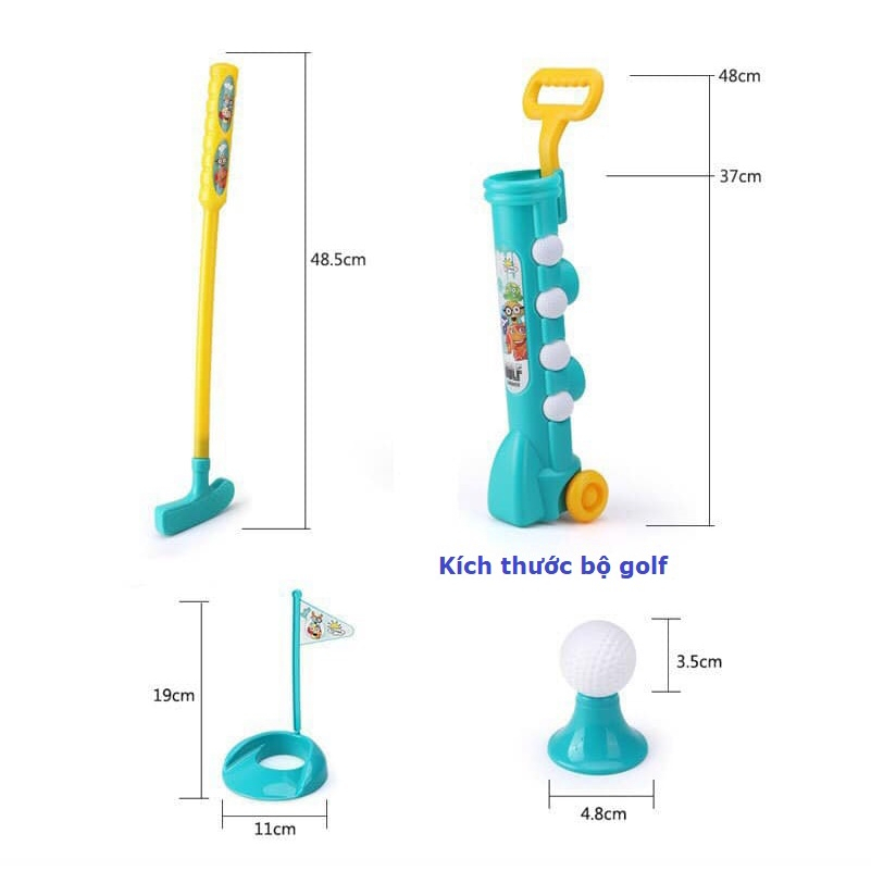 Bộ Đồ Chơi Đánh Golf Mini cho bé cao 48cm BABYPLAZA UL222585