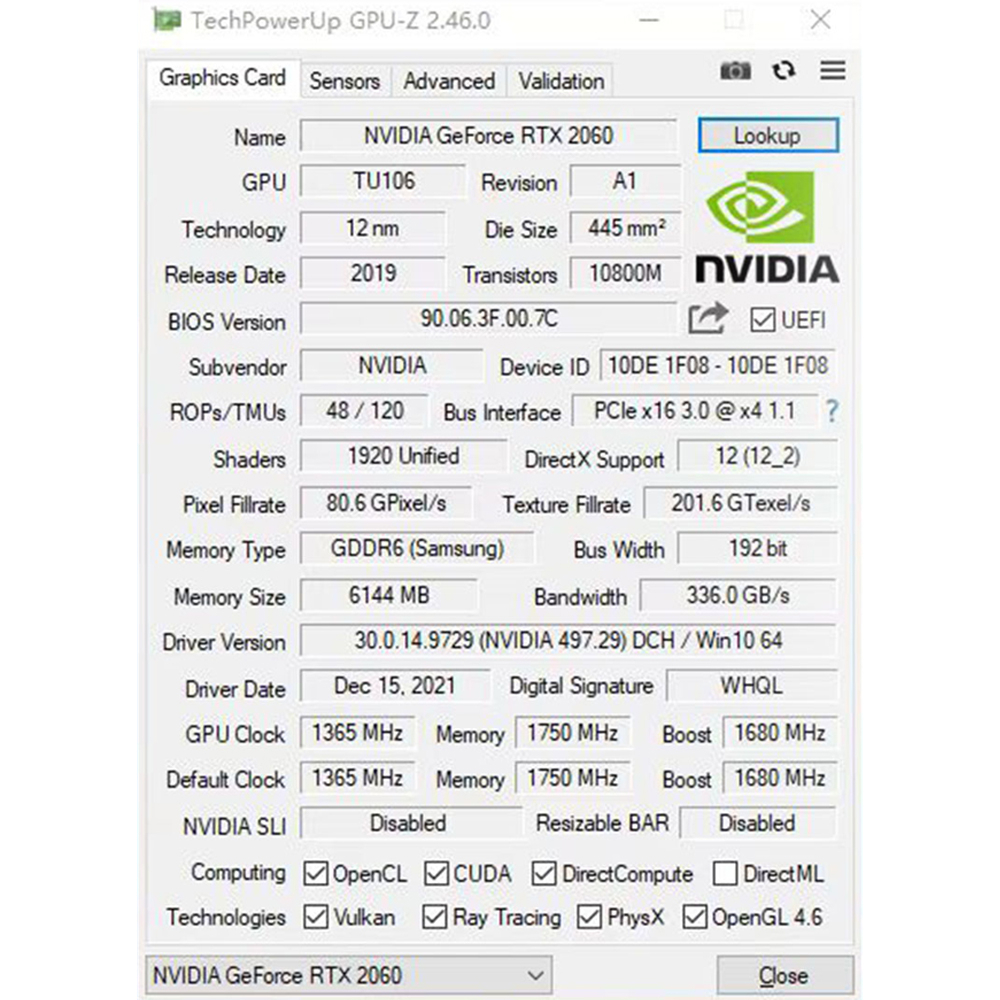 AISURIX VGA Card màn hình RX 2060 6GB AMD Gaming GPU GDDR6 192Bit