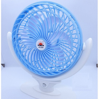 QUẠT SẠC ĐỂ BÀN TÍCH ĐIỆN JR-5566 , FULL BOX