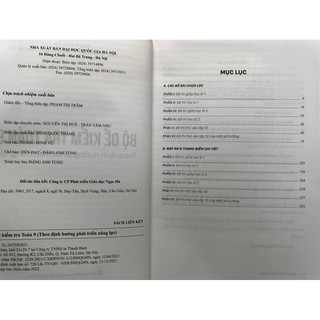 Sách - Bộ đề kiểm tra Toán 9 ( Theo định hướng phát triển năng lực)