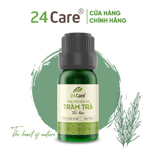 Tinh dầu Tràm Trà 24Care - kháng khuẩn, phòng bệnh, thoa vết muỗi đốt ở trẻ em 10ML/50ML/100ML