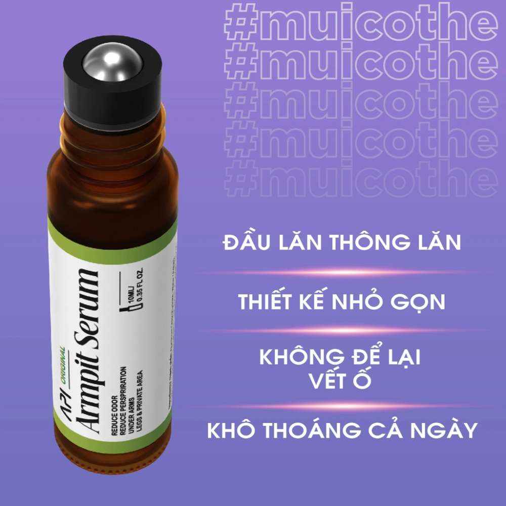 Son Nách Api - Lăn Khử Mùi Hôi Nách Mee Natural Cho Nam Và Nữ 10ml | BigBuy360 - bigbuy360.vn