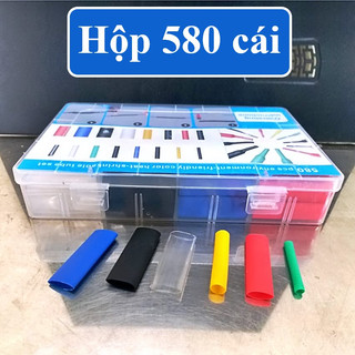 Ống gen co nhiệt cách điện phi 5, 6 [10mét] dây ren sun nhiệt luồn dây điện bọc đầu cos mầu xanh đỏ vàng đen D5 D6