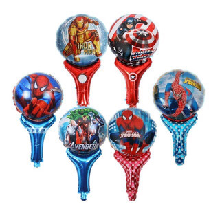Bóng Trang Trí Cầm Tay Chủ Đề Siêu Nhân Cho bé trai- Booshopdecor