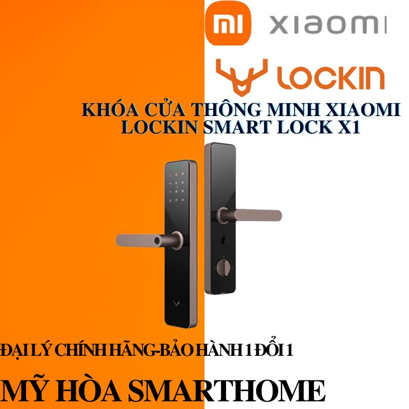 Khóa Cửa Thông Minh Xiaomi Lockin Smart Lock X1 - Bản Quốc Tế-Tặng Kèm Gói Bảo Hành Vàng 1 Đổi 1 365 Ngày