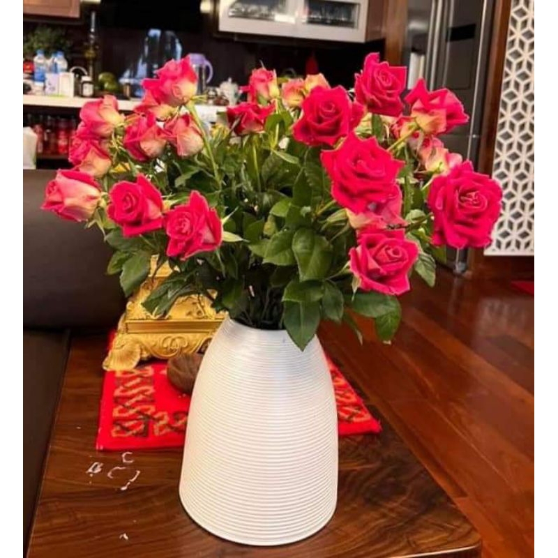 Bình chuông ganh Bát Tràng cao 23cm