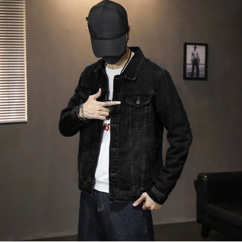 Áo khoác jean nam form chuẩn vải đẹp TS815 Tronshop