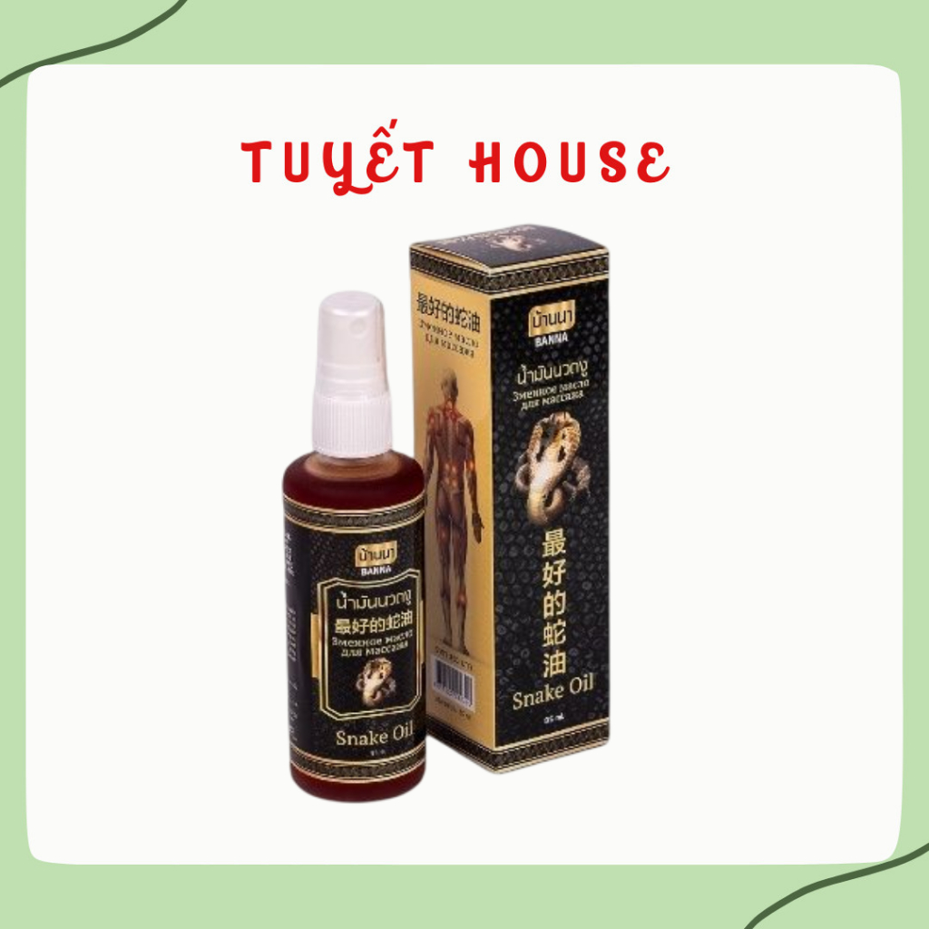 Banna xịt RẮN 85ml - Oil Balm SNAKE