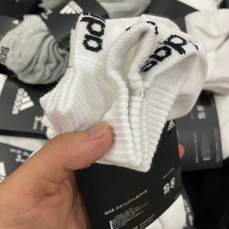 Vớ Adidas Chính Hãng Cổ Thấp Có Sẵn, Hàng Nhập Khẩu Full Tag , Pack 3 Đôi, Tách Lẻ Bán Từng Đôi