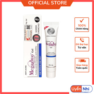 Gel giảm mụn ẩn, giảm thâm Megaduo Gel bản thường AHA