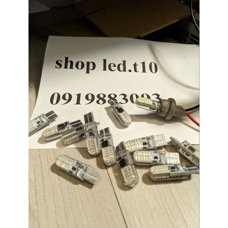 1 bóng đèn t10 led t10 sáng liên tục & nháy F1 sáng gắn demi xi nhan xe máy ô tô