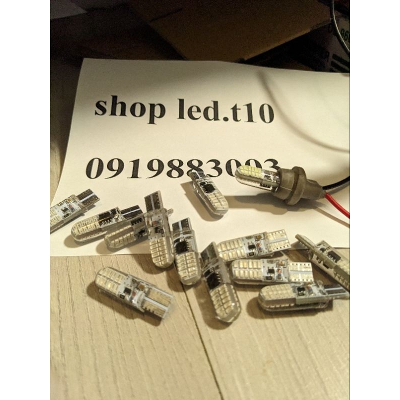 1 bóng đèn t10 led t10 sáng liên tục & nháy F1 sáng gắn demi xi nhan xe máy ô tô