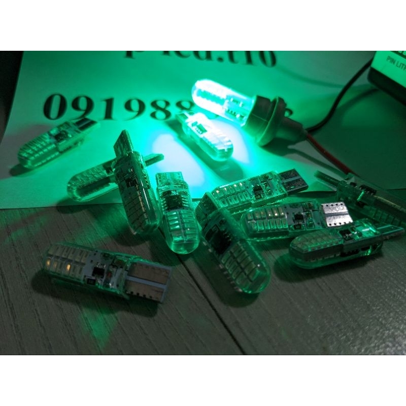 1 bóng đèn t10 led t10 sáng liên tục & nháy F1 sáng gắn demi xi nhan xe máy ô tô
