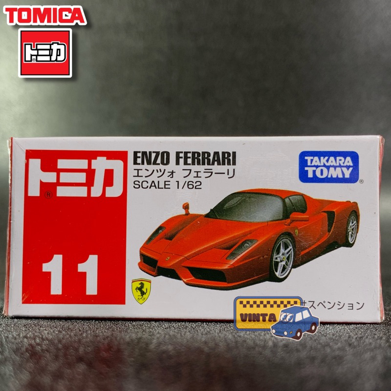 Xe mô hình Tomica No.11 ENZO FERRARI - Red - tỉ lệ 1:62