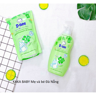 Nước Rửa Bình Sữa Dnee Chai 620ml, Túi 550ml
