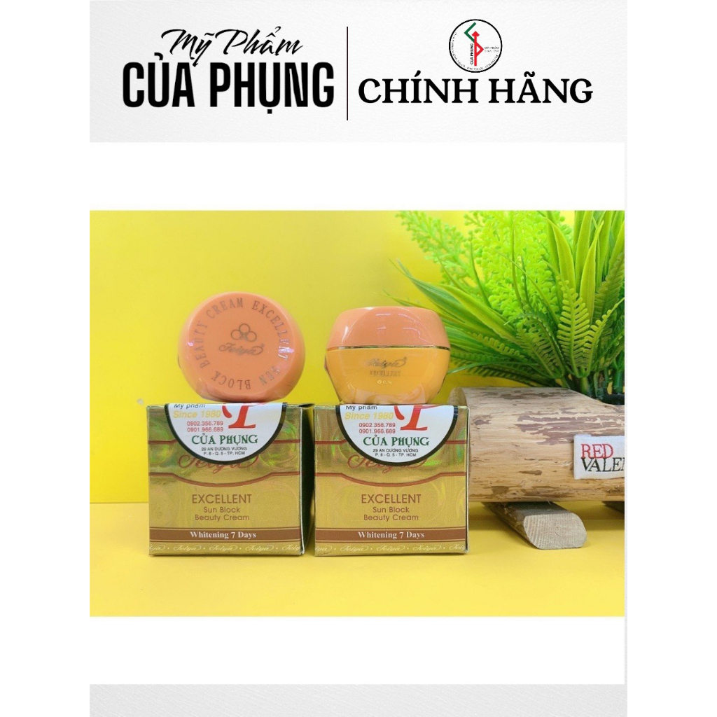 (KHÔNG HỘP) Kem dưỡng da FEIYA Sunblock beauty cream ( FEIYA_VÀNG) - Của Phụng
