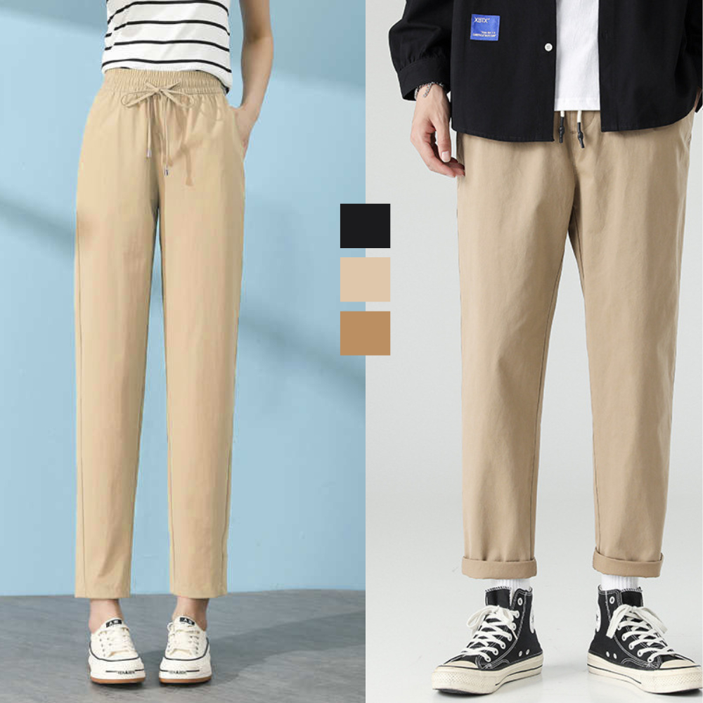 Quần Baggy Kaki Nam Cao Cấp VICENZO Nam Nữ Dáng Unisex, Quần Dài Kaki Nam Nữ