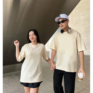 ÁO THUN TRƠN BASIC 100% COTTON ĐỊNH LƯỢNG 250gsm