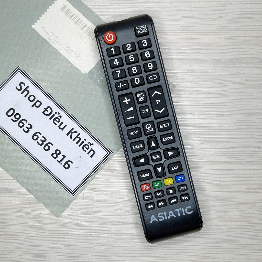 Remote tivi ASIATIC - Điều khiển tivi ASIATIC các dòng hàng mới chính hãng