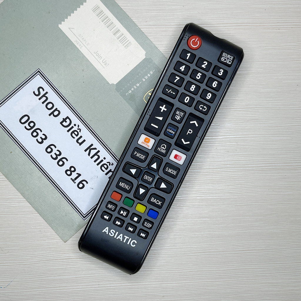 Remote tivi ASIATIC - Điều khiển tivi ASIATIC các dòng hàng mới chính hãng