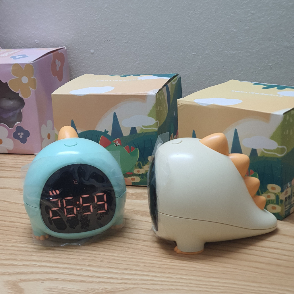 Đồng hồ Khủng long dễ thương, màn led, có báo thức, decor bàn làm việc, phòng ngủ