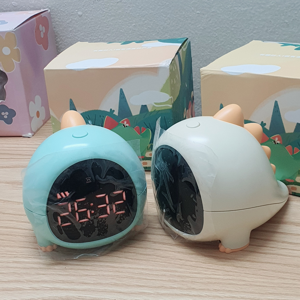 Đồng hồ Khủng long dễ thương, màn led, có báo thức, decor bàn làm việc, phòng ngủ