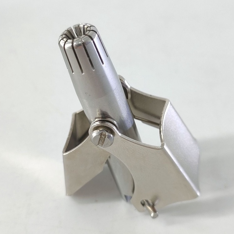 Dụng cụ tỉa lông mũi cơ học - an toàn, tiện lợi chất liệu inox 303 độ bền cao kèm hộp sắt cực sịn