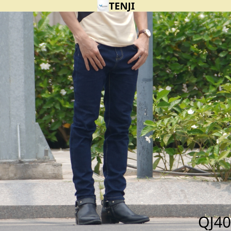 Quần jean nam chất bò cao cấp QJ30, rin nam xám trơn nhiều mẫu mới trẻ trung cá tính