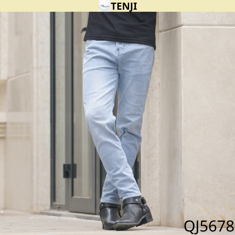 Quần jean nam chất bò cao cấp QJ30, rin nam xám trơn nhiều mẫu mới trẻ trung cá tính