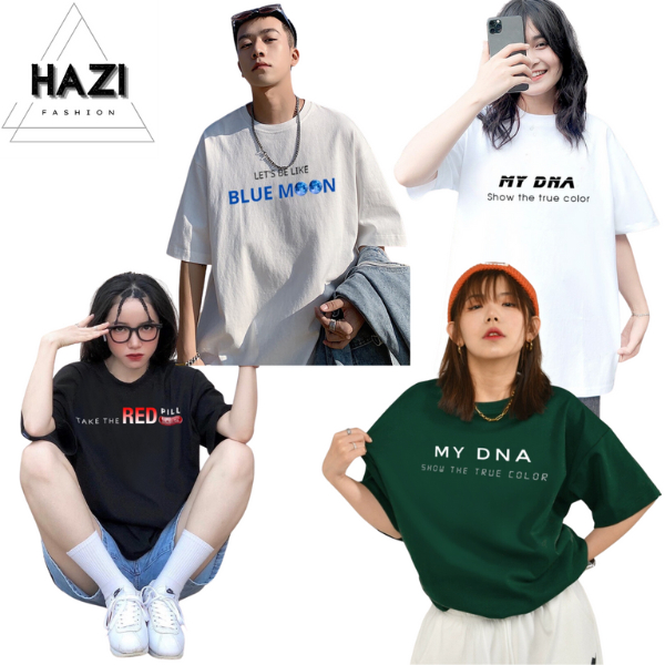 Áo thun unisex form rộng nam nữ SHOW THE TRUE COLOR cổ tròn vải cotton đẹp , co dãn 4 chiều