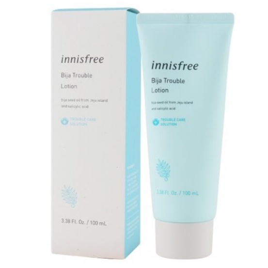 Sữa dưỡng dành cho da mụn từ Bija Innisfree Bija Trouble Lotion 100 ml
