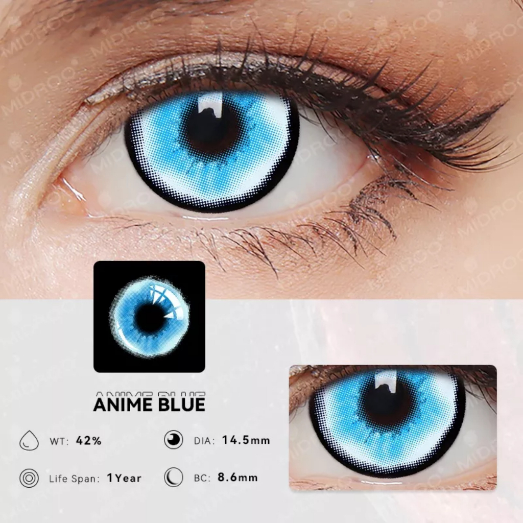 [Sẵn] Lens Cosplay siêu đẹp màu xanh, hồng, tím - Platonic [Miu copslay]