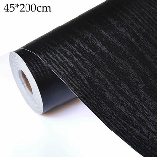 Decal Dán Vân Gỗ, Giấy Giả Vân Gỗ Màu Đen