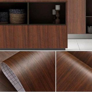Decal Dán Vân Gỗ, Giấy Giả Vân Gỗ Màu Đen