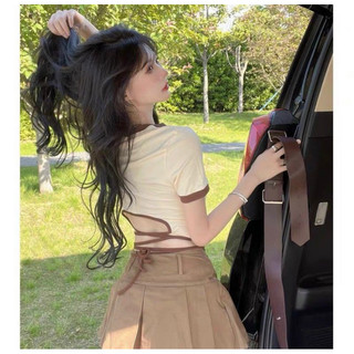 Áo Croptop Buộc Eo