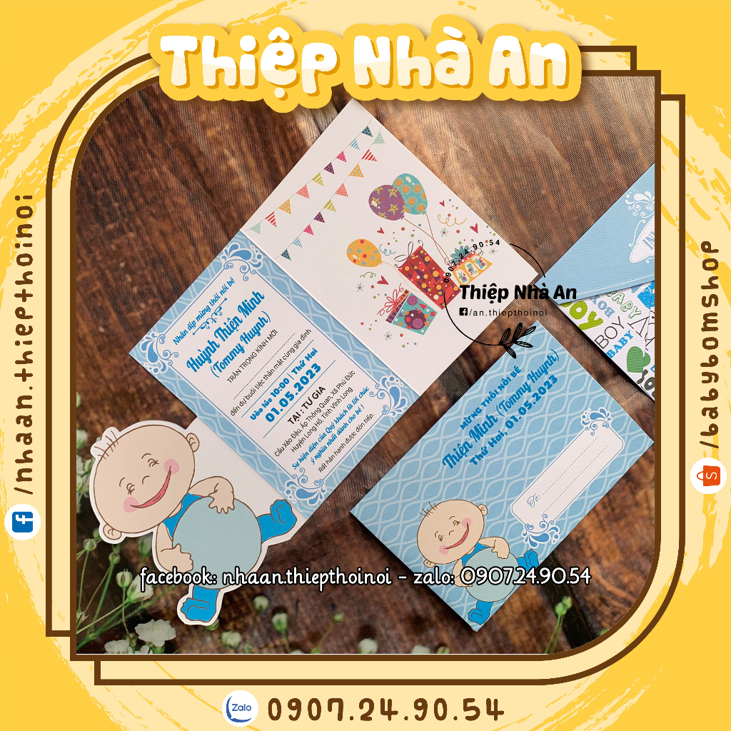 ♥️ Shop Uy Tín ♥️ Thiệp Sinh Nhật - Thiệp Thôi Nôi - Thiệp Đầy Tháng Cho Bé  Trai 1801E | Shopee Việt Nam