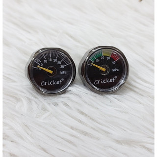Đồng hồ đo áp suất khí nén cricket ren 8mm, 10mm