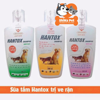 Sữa Tắm Hantox Shampoo Diệt Ve Rận Bọ Chét Chó Mèo - chai 200ml