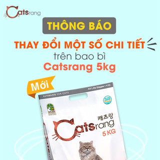 [TIẾT KIỆM]Thức Ăn Hạt Catsrang túi 5KG cho Mèo mọi lứa tuổi (All Stages)
