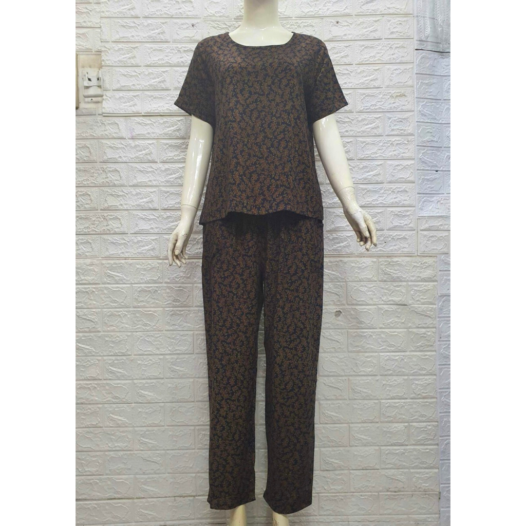 Size 4  Đồ bộ TRUNG NIÊN quần dài tay ngắn tôn Nhung Big Size ShopThanhThanh