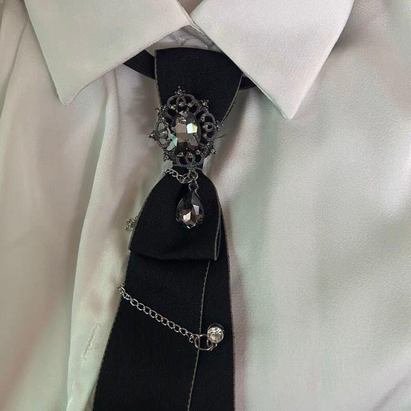 Cà vạt trang trí áo Unisex trang trí phong cách Gothic