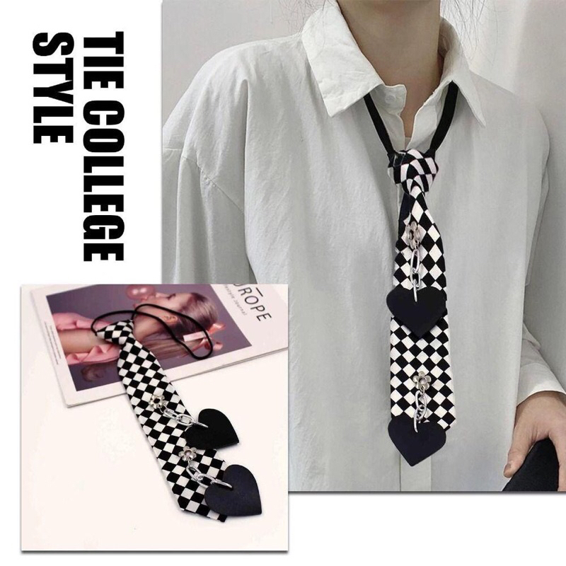 Cà vạt trang trí áo Unisex trang trí phong cách Gothic